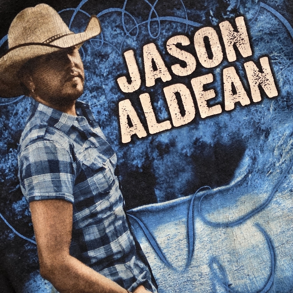 Jason Aldean Concert Tee Size S